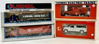 LIONEL TRAINS - SERVICE AND UTILITY TRUCKS