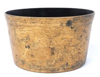 Vintage Embossed Japanese Brass Bowl