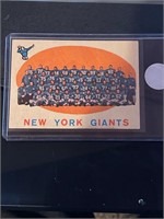 1959 Topps FOOTBALL # 133 NEW YORK GIANTS