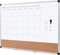 (N) Amazon Basics Dry Erase and Cork Calendar Plan