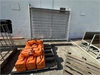 13 Galvanised Steel Temporary Fencing Panels