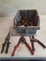 Tin snips, shears and misc
