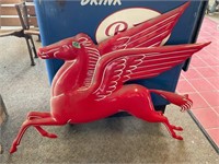 4' Mobil Pegasus Fiberglass Sign