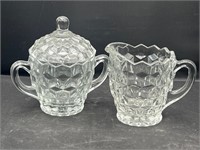 Fostoria American Pattern Handled Sugar Bowl Lid