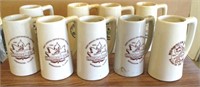 (9) Maple City Oktoberfest Mugs, Monmouth, IL