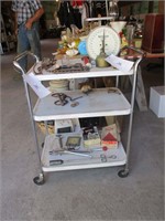 Vintage Rolling Cart - Items Not Included