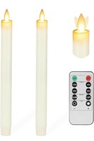 Like New Flameless Taper Candles with Moving