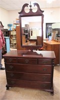 Vintage Kling mahogany dresser w/ mirror