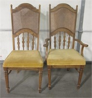 2 Vintage Garrison Furniture Co. Wood Chairs