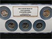 2005-S Silver State Quarter Proof Set NGC PF69