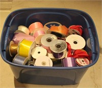 Large Tote Box of Ribbons in all Styles &  Shapes