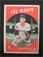 1959 TOPPS #293 RAY MOORE WHITE SOX VINTAGE