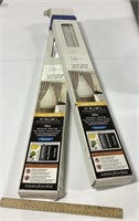 2- 1in vinyl Mini Blinds - both 31 in x 64in