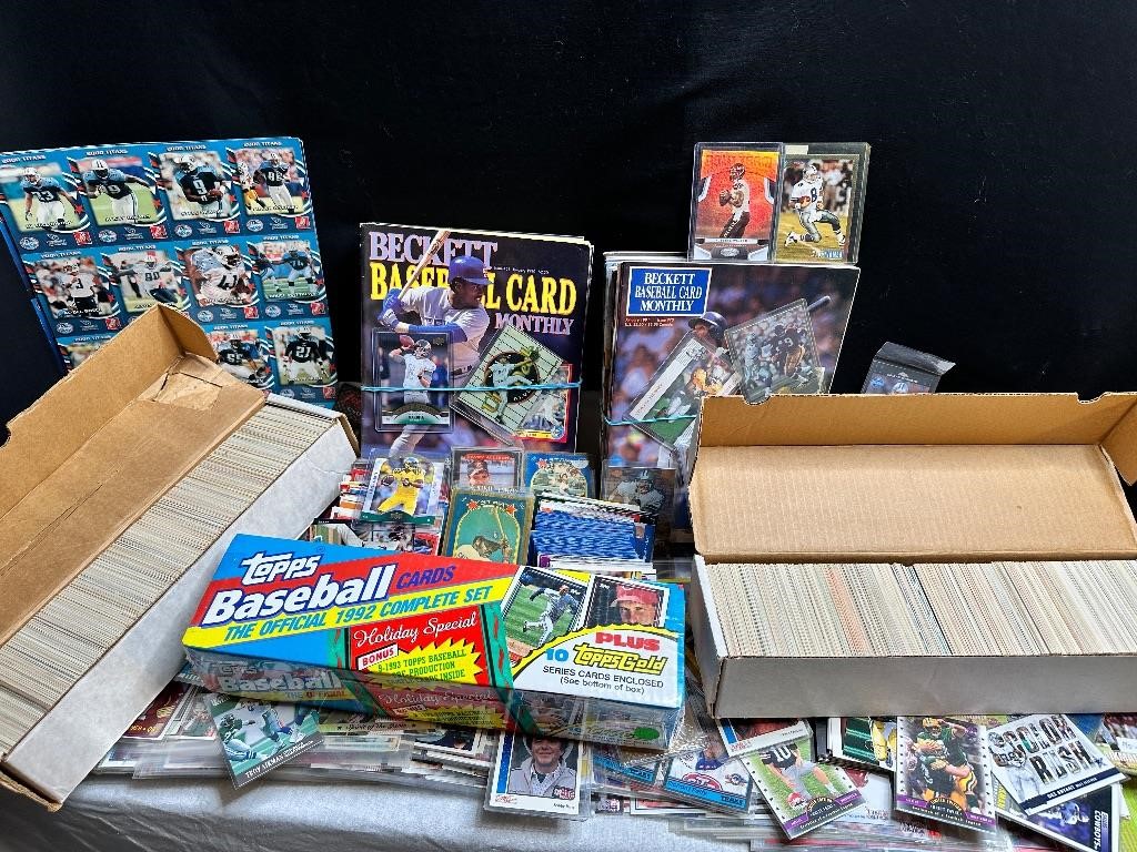 ONLINE AUCTION: SPORTS SALE: CARDS, AUTOGRAPHED, MEMORABILIA