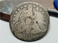 OF) 1840 seated liberty silver dime
