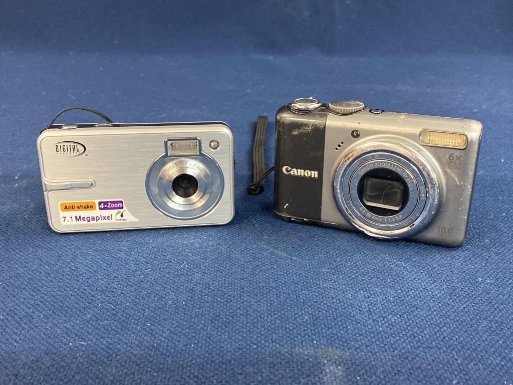 (2) Digital Cameras, Digital Concepts and Canon