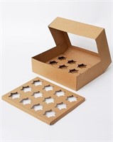 *Cupcake Boxes with Window-Pack of 10