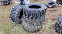 (4) New 12x16.5 Skidsteer Tires