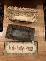 FAITH FAMILY FRIEND BOARD AND BASKETS