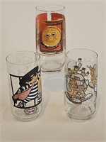 VTG 1970S BURGER KING COLLECTABLE GLASSES (3)
