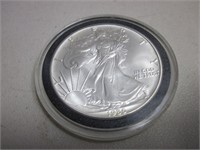 1986 American Silver Eagle.  1oz .999 Silver.