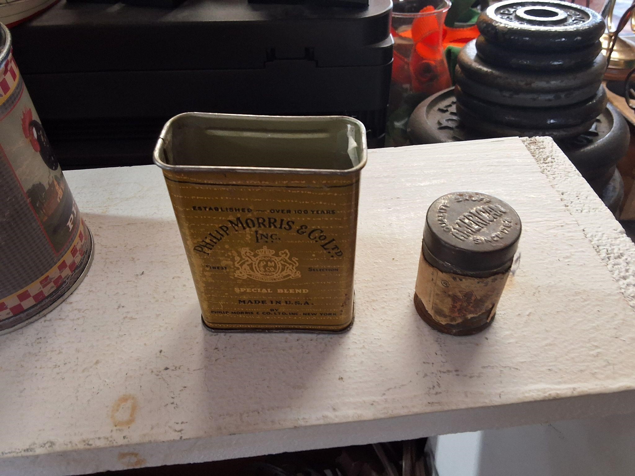 Vintage tins