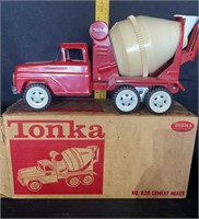 Tonka cement mixer with box