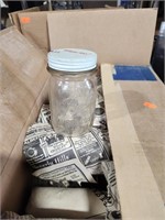 2 boxes of misc jars