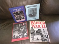 Books about WWII, Spanish American War, & Rock