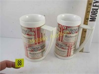 BUDWEIZER MUGS