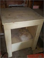 Wooden Rolling Shop Work Bench