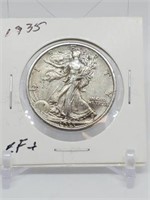 1935 Walking Liberty Half Dollar