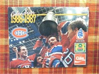 Calendrier 1986-87 Canadiens 
Année de la Coupe
