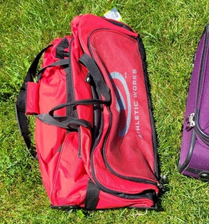 Rolling Suitcase & Sportsbag