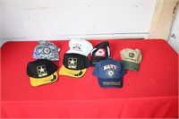 LOT OF MILITARY HATS