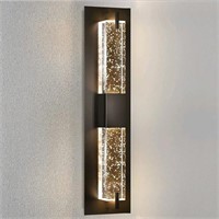 WOSHITU Black Dimmable Wall Sconce - 14W LED Wall