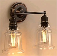 Bonhar Bronze Vanity Lights for Bathroom 2 Light,