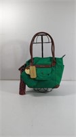 Franco Sarto Green Handbag  with Coin Purse and