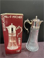 Silver plate Chill-it pitcher new in box