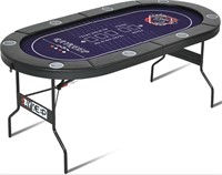 RAYKEEP 71 Foldable Poker Table for 8