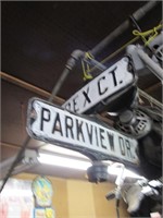 old street sign