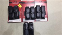 4 Safariland double magazine holsters, new