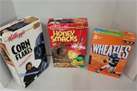3pc Collectible Cereal Boxes