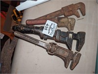 Vintage adjustable wrenches