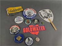 Barry Goldwater Pinbacks & More!