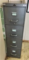 Metal 4 Drawer File Cabinet