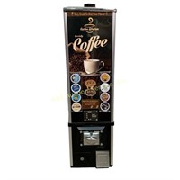 Single Cup Coffee Vending Machine, distributes