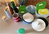 Tupperware and other plastic food savers.