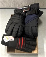 3 pair of winter gloves, size large