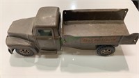 Vintage Buddy L Army transport truck with the
